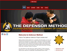 Tablet Screenshot of defensormethod.com